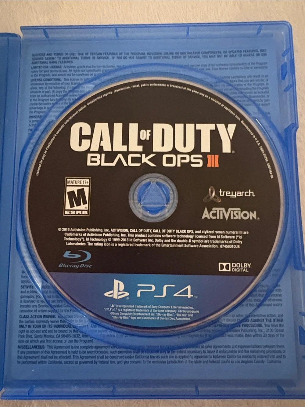 Call of Duty: Black Ops III PlayStation 4